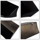 Ford Transit Custom 2012–2023, glänzend schwarzer hinterer Doppelscheunentür-Dachspoiler