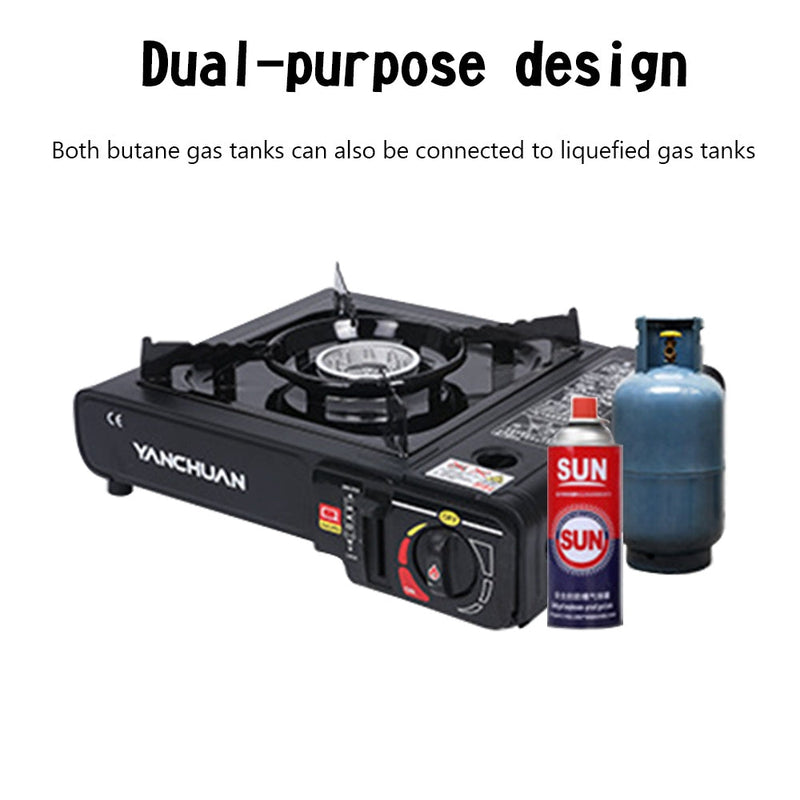 Butan/Flüssiggastank Dual Purpose Brenner Gas Herd Campingkocher Tischkocher