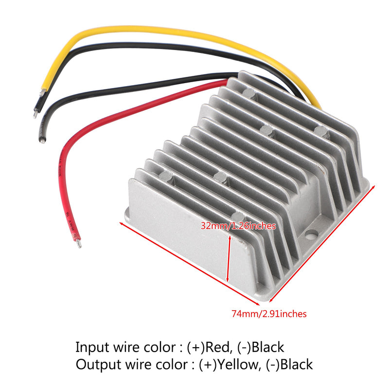 48V 10A trinn til 24V DC-DC omformer spenningsreduksjonsregulator 240W