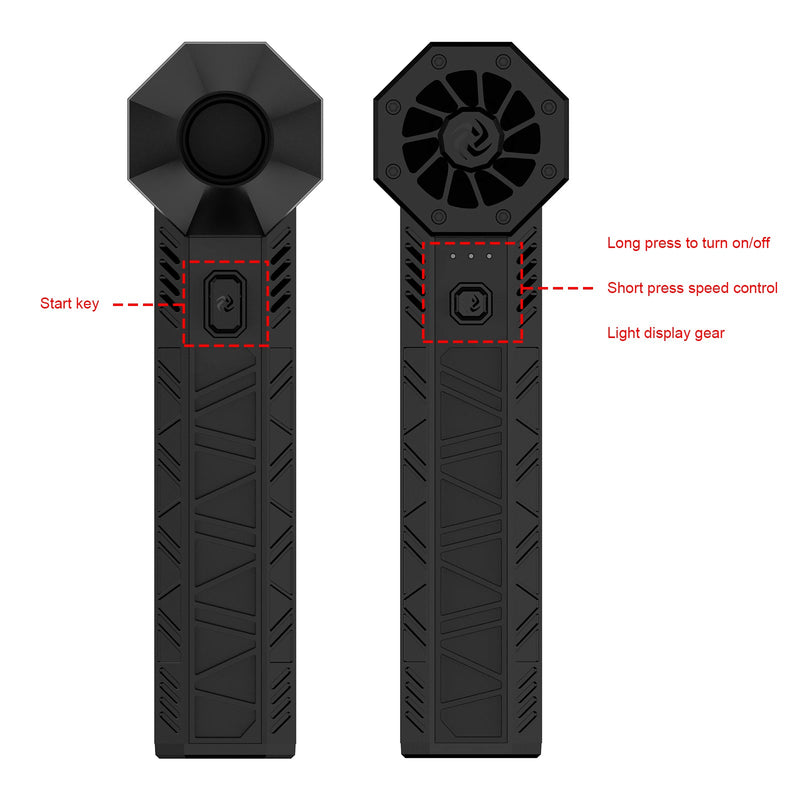 130 000 rpm turbofläkt jetfläkt Violent Turbofan Borstlös motor Uppladdningsbar