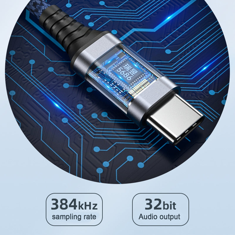 2 i 1 lader 60W PD hurtigladekabel til Huawei Samsung hurtiglader