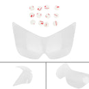 Capa protetora da lente do farol dianteiro se encaixa Kawasaki Ninja Z1000 03-06 Azul Genérico