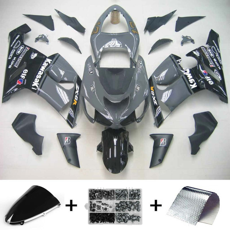 Kåpa set till Kawasaki ZX6R 636 2005-2006 Generic