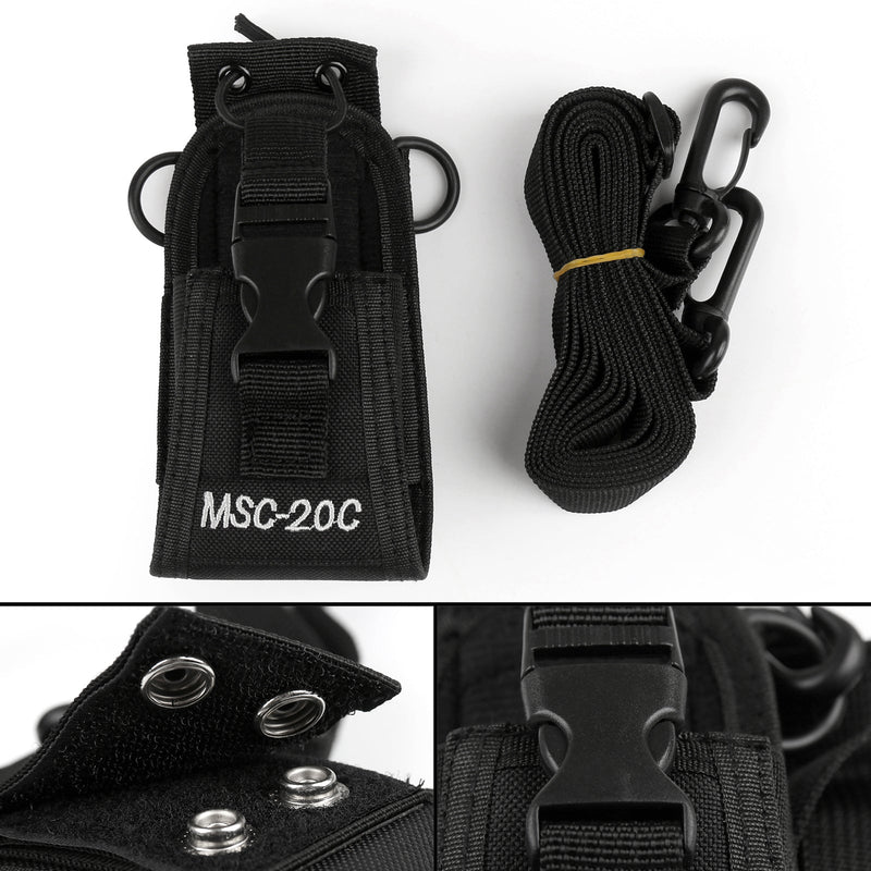 MSC-20C Soporte de carcasa de radio multifunción para Baofeng Kenwood Motorola HYT