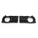 2 Stück Stoßstange Nebelscheinwerfer Kühlergrill Zierblende passend für Toyota Prius 2004–2009 05 06 07 08 schwarz generisch