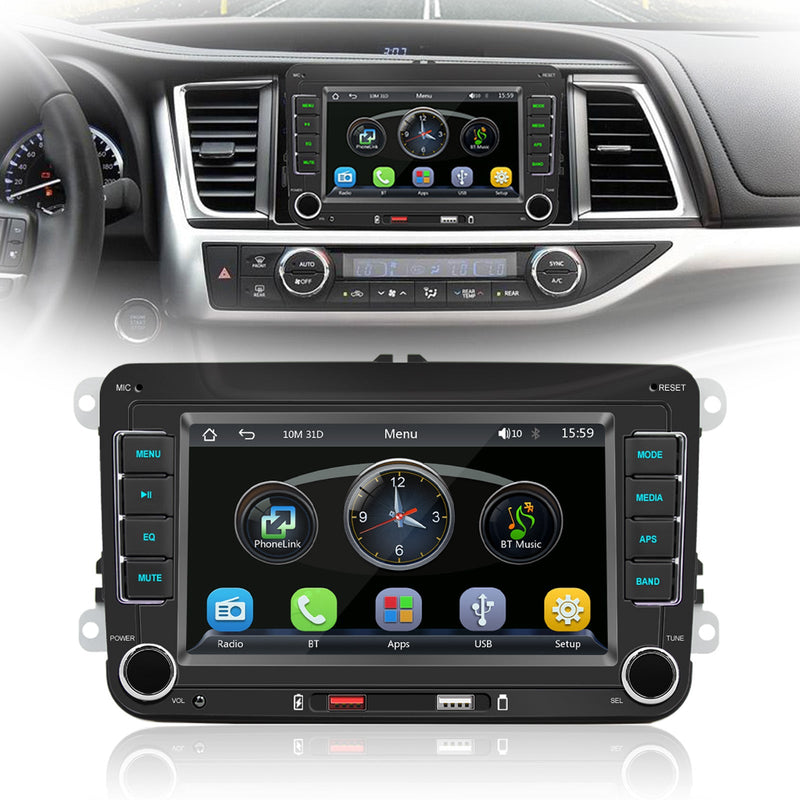 7" Volkswagen Auto Bluetooth Radio Auto MP5 Player Wireless Carplay + 4 LED Kamera