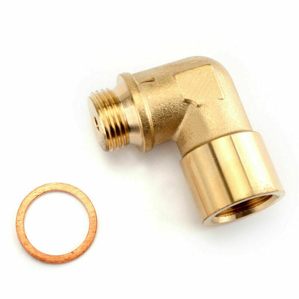 M18X1.5 02 Bung Extension O2 Sensor de Oxigênio Espaçador de Extensão Angular 90 Graus Genérico