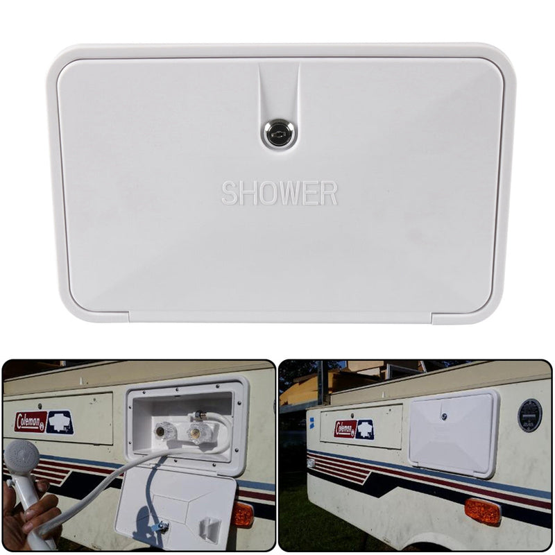 Kit de cabina de ducha externa para caravana, autocaravana, grifo exterior, autocaravana, remolque, barco, genérico