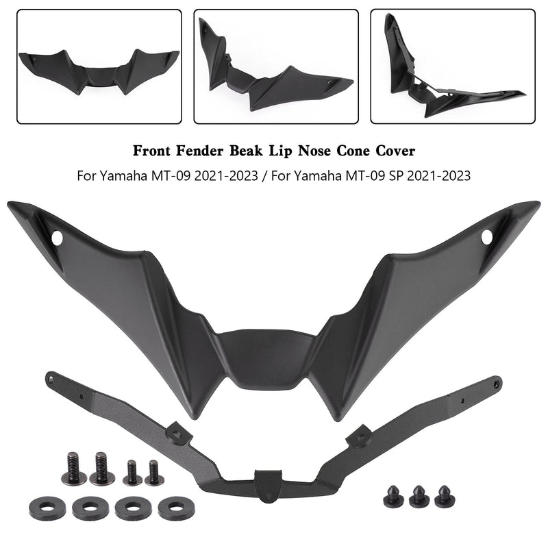 Yamaha MT-09 (SP) 2021-2023 Przedni błotnik Dziób Wargi Spoiler osłony nosa