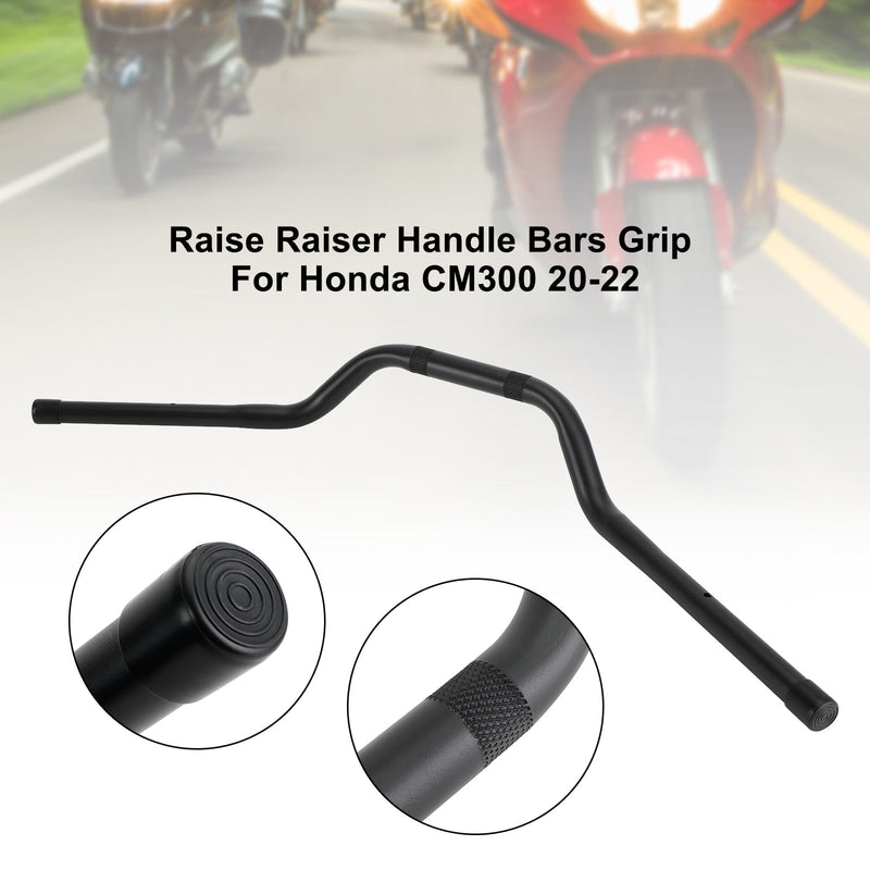 Honda Cm300 2020-2022 Uniwersalna kierownica 7/8" 22 mm z podwyższeniem silnika, czarna