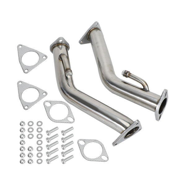 2,5" testrør eksos DownPipe for alle Infiniti Q50/Q60 modeller med 3,7 l motor (passer ikke 2,0 eller 3,0 t modeller)