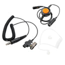 För IMTP3100 MTP3150 MTP3250 6Pin U94 PTT 7.1-A3 Single Transparent Tube Headset