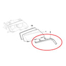 63128384487 63128384486 Obere Scheinwerfer-Abdeckleiste links/rechts für BMW 3 E46 98-01 Generic