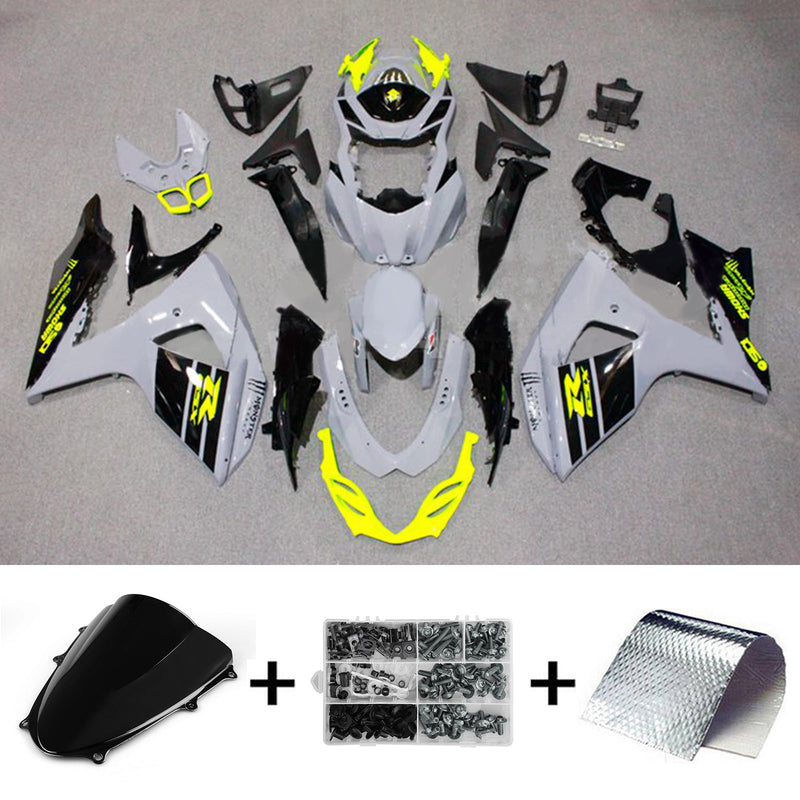 Amotopart Suzuki GSXR1000 2009-2016 K9 kåpa Set Body Plast ABS