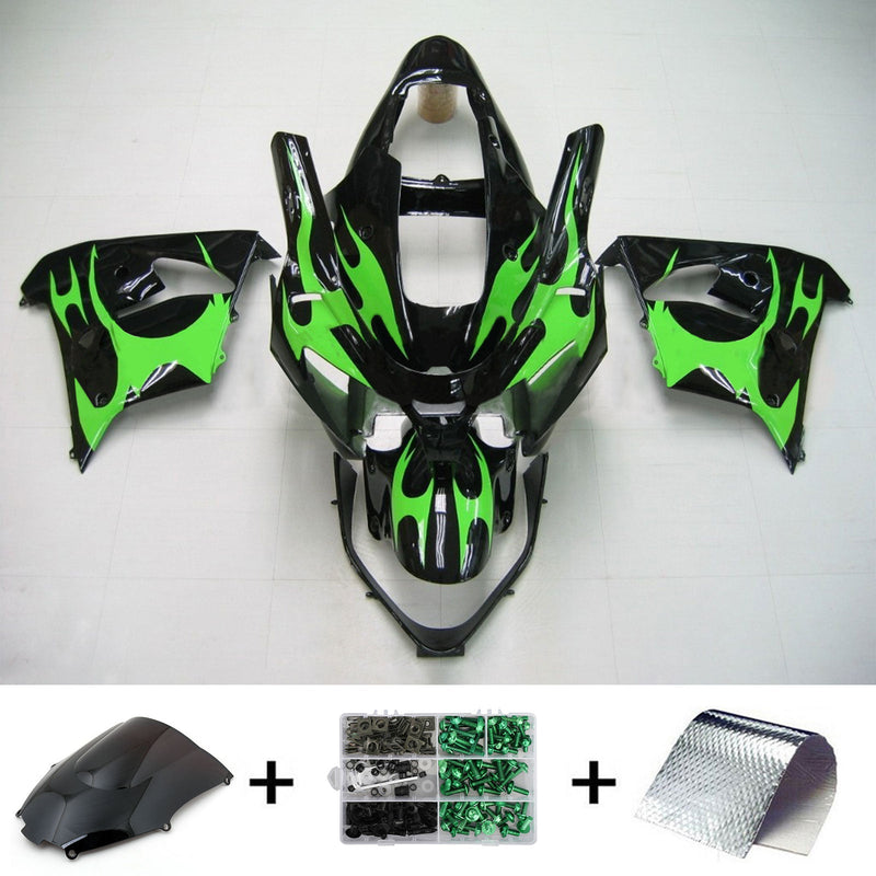 Kåpesett for Kawasaki ZX9R 2002-2003 Generisk