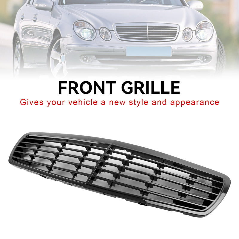 Främre grill passar Mercedes-Benz E-klass W211 E320 E350 E55 AMG 2002-2006