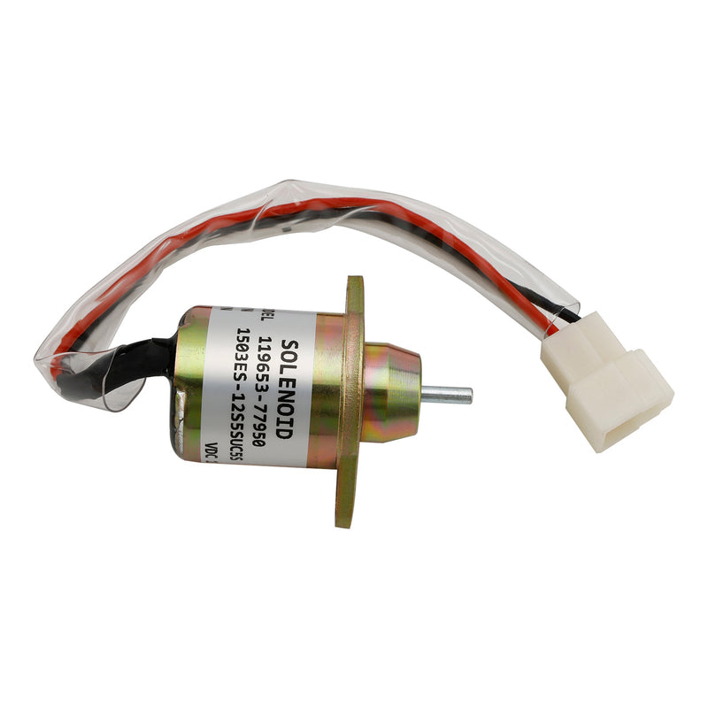 Válvula solenoide de cierre de combustible adecuada para Yanmar 1503ES-12S5SUC5S 119653-77950