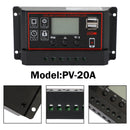 20A/30A Solarpanel Regler Laderegler PWM LCD Dual USB 12V/24V