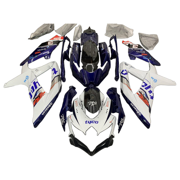 Amotopart Suzuki GSXR 600/750 2008-2010 K8 kåpa Set Body Plast ABS