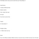 4 STÜCKE Radmitte Radkappenabdeckung Mittelfelgenkappe Passend für Tesla Model 3 Model Y Generic