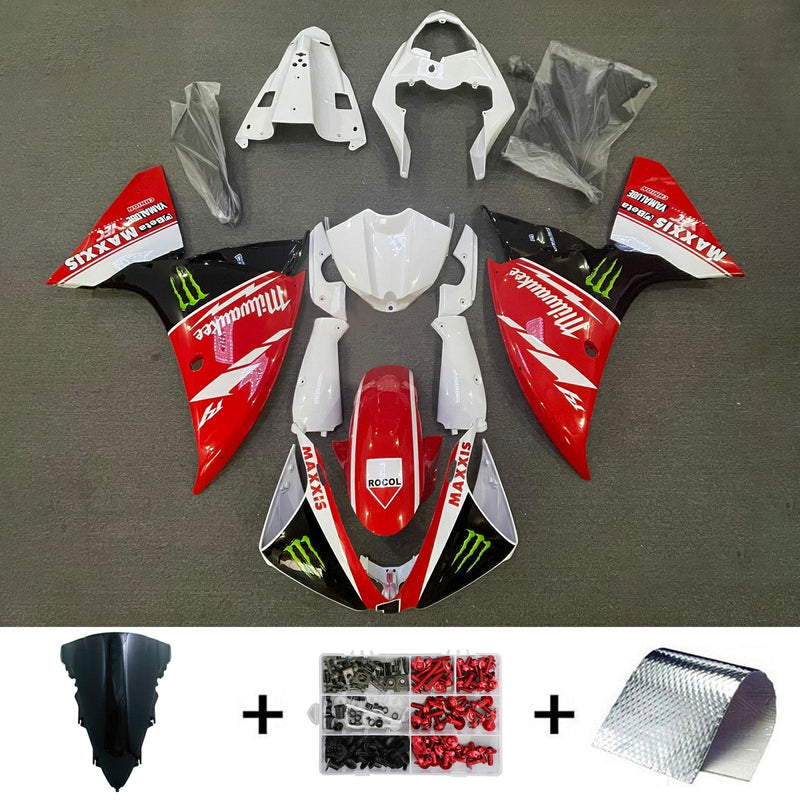 Amotopart Yamaha YZF 1000 R1 2009-2011 Juego de carenado, carrocería, plástico, ABS