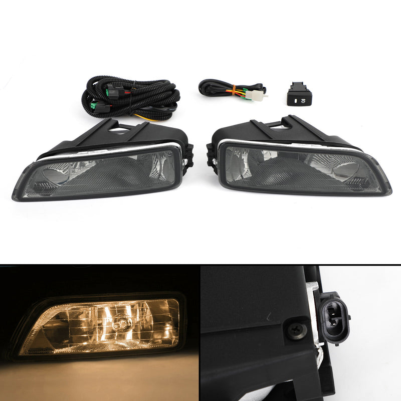 Svart linse tåkelys + bryter for 2003-2007 Honda Accord / 2004-2008 Acura TLc