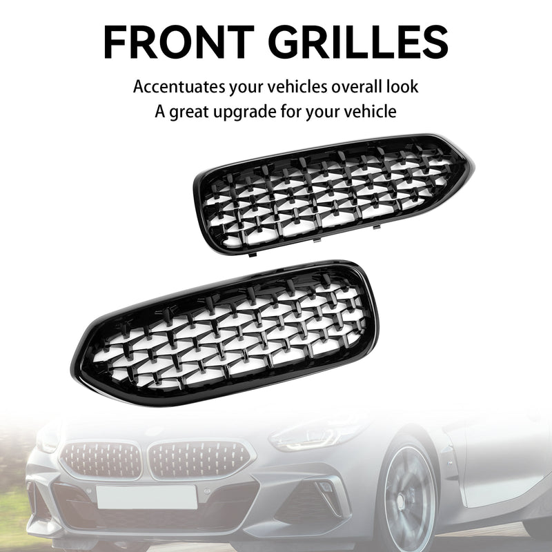 BMW G29 Z4 2019-2023 Diamond Style Gloss Black Front Nyre Grill