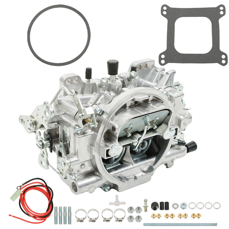 Carburador de 4 cilindros Estrangulador manual Performer 600 CFM con junta para Edelbrock 1405