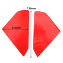 2x Protector lateral de depósito protección de depósito apto para BMW F900Xr 20+ de goma genérica negra