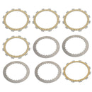 Kopplingssats stål & friktionsfoder till Suzuki TU GW GZ GN DR VL 250 1982-2017