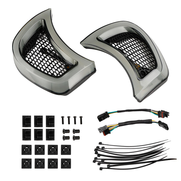 Headlight Fairing Vent LED Light for Road Glide Special FLTRXS 2015-23 Plug Play