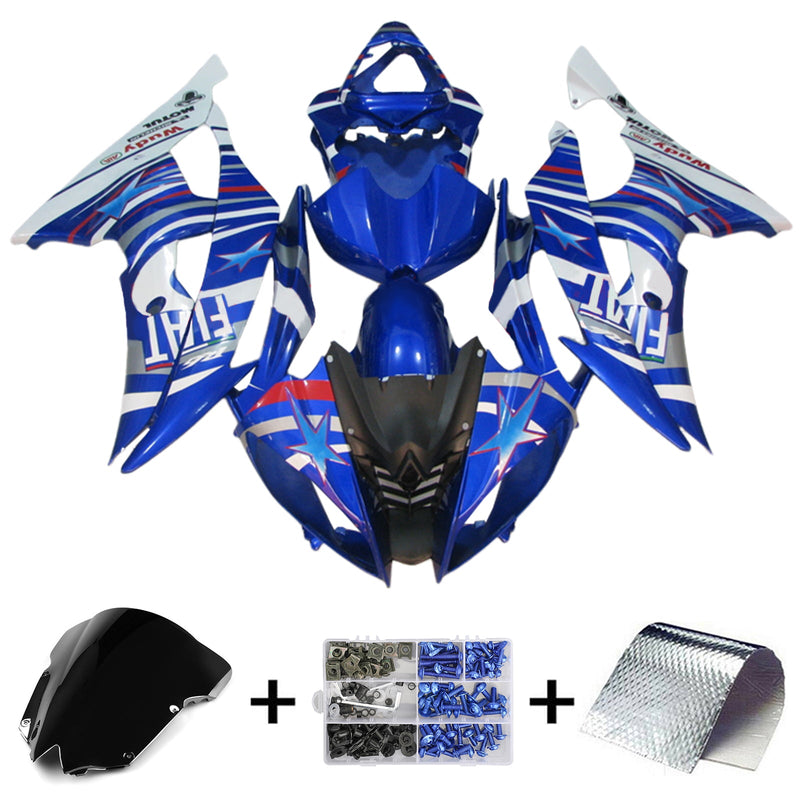 Zestaw owiewek Amotopart do Yamaha YZF 600 R6 2008-2016, karoseria, plastik, ABS