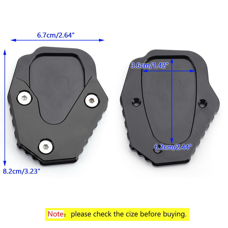 Forlengelsesplate for sidestativ for HONDA CRF250L 2013-2016 Generisk