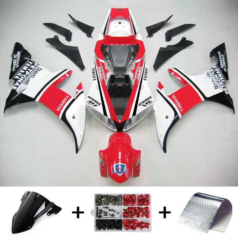 Einspritzverkleidungs-Kit, Karosserie-Kunststoff-ABS, passend für Yamaha YZF 1000 R1 2002–2003