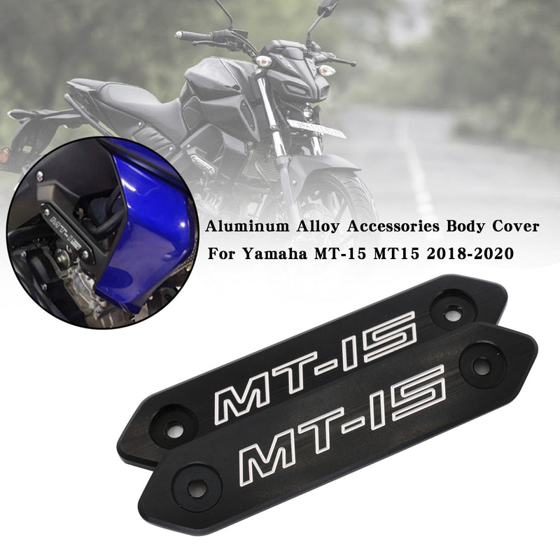 Tampa do corpo acessório de liga de alumínio para Yamaha MT 15 MT-15 MT15 2018-2020 Genérico