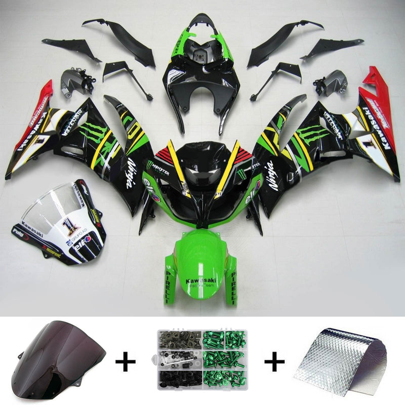 Kit de carenagem para Kawasaki ZX6R 636 2009-2012 Genérico