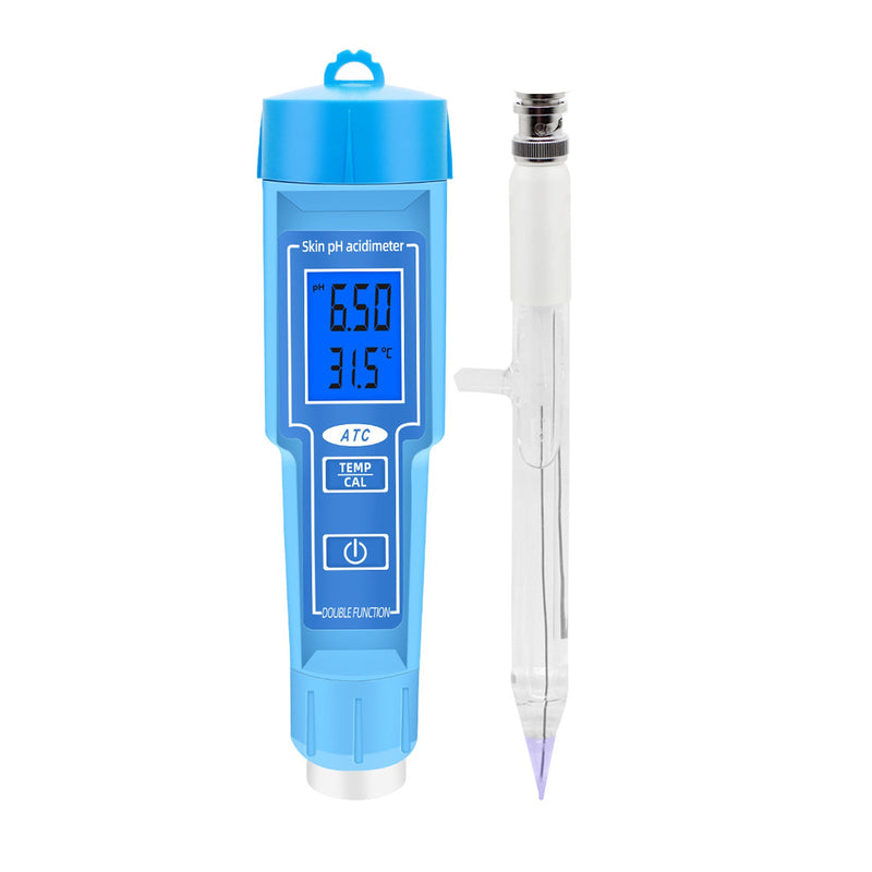 PH Meter Termometer Penn for Food Frukt Kjøtt Jord Laboratory Digital Acid PH Tester