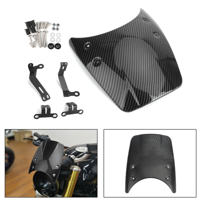 Osłona reflektora przedniej szyby do BMW R Nine T 14-23 Carbon Generic