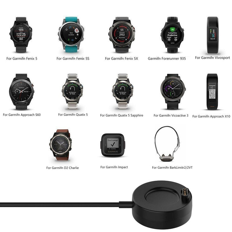 USB-laddare dockningskabel för Garmin Fenix ​​​​5 5s 5x 6x 6s Plus