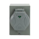 RV 50 Amp Power Inlet Box Außensteckdose 3-poliger Verriegelungsstecker mit LED-Licht