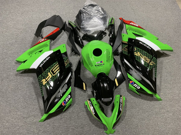 Amotopart kåpa Set för Kawasaki EX300/Ninja 300 2013-2017 Body Plastic ABS