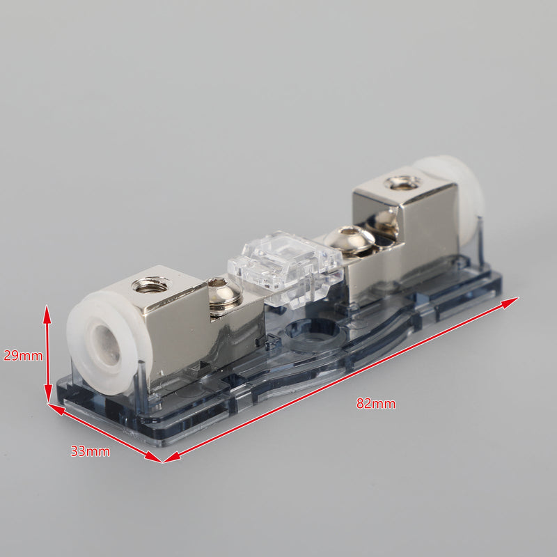 Bilstereo Inline Mini ANL Säkringshållare Block 4/8 HA IN 4/8 GA OUT med Multi-A säkring