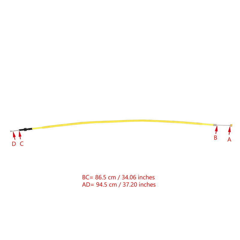 Motorsykkel clutchkabel erstatning egnet for Yamaha YZF R3 YZF-R3 2015-2020 Generic
