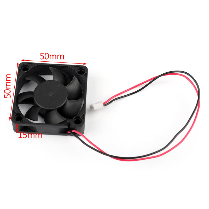 1pcs DC Brushless Cooling PC Ventilador de computador 12V 5015B 50x50x15mm 0,14A Fio de 2 pinos