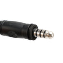 7.1-A3 In-Ear-Headset Einzelhörer, transparenter Luftschlauch-Kopfhörer mit Mikrofon