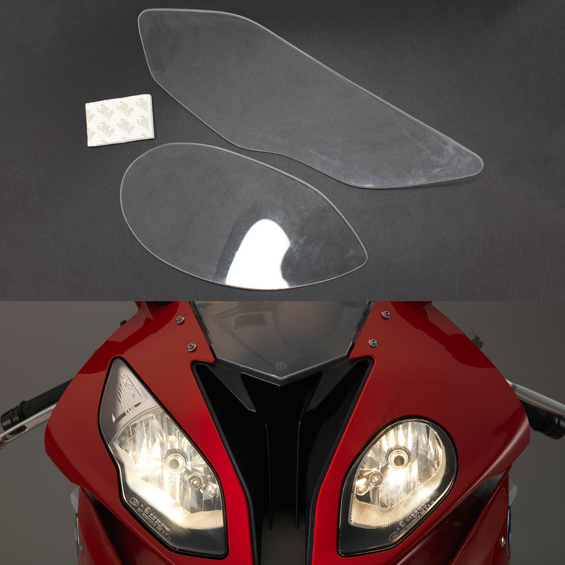 Frontlampenglas Scheinwerferglasschutz passend für BMW S1000Rr 2015-2018 Smoke Generic