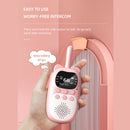 2-pack barn walkie talkies 22-kanals 2-vägs radio 3 km räckvidd Handhållen Original