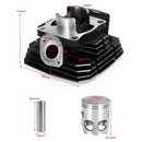 CYLINDERTRUMBLOCK PISTON ASSY 58MM för YAMAHA RXK135 RXK RX135 RX KING Generic