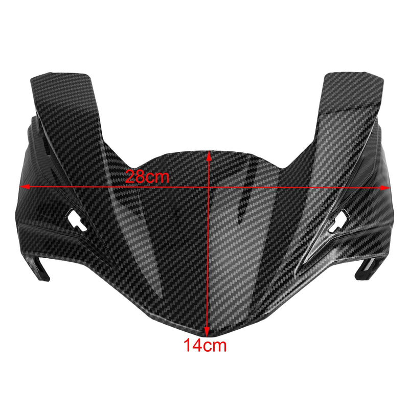 Capa de fibra de carbono para farol dianteiro, capa para kawasaki z650 2017-2019