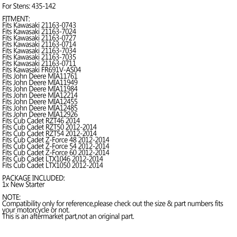 Neuer Starter für Kawasaki 21163-7024, 21163-7034, 21163-7035 21163-0711 Motor
